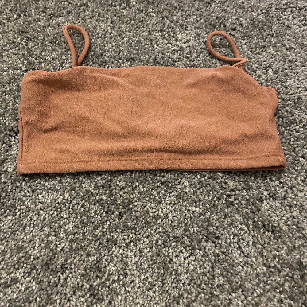 Five Dancewear beige top, size Youth Extra Large
